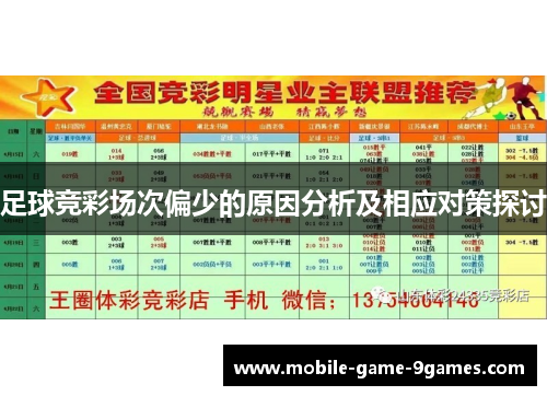 足球竞彩场次偏少的原因分析及相应对策探讨