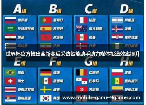 世界杯官方推出全新赛后采访智能助手助力媒体报道效率提升